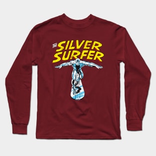 Classic Silver Surfer (Grunged) Long Sleeve T-Shirt